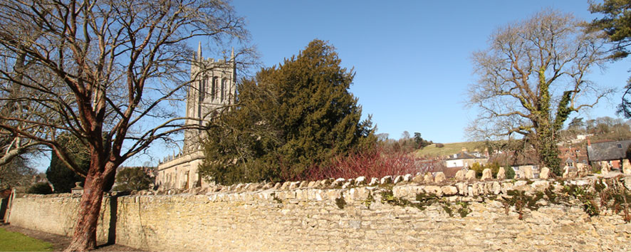 St. Mary's Bruton from the South East